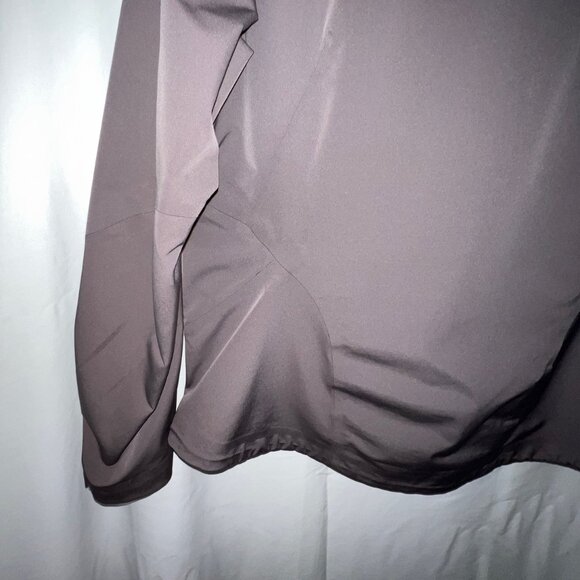 NAU Gray 100% Recycled Polyester Lightweight Jacket - Size Women's Large - Picture 5 of 9